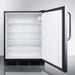 Summit 24 in. Wide Built-in All-refrigerator - FF7LBLKCSS