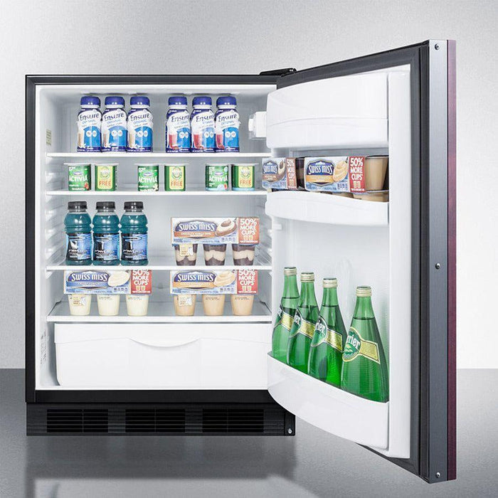 Summit 24 in. Wide Built-In All-Refrigerator (Panel Not Included) - FF6BKBIIF