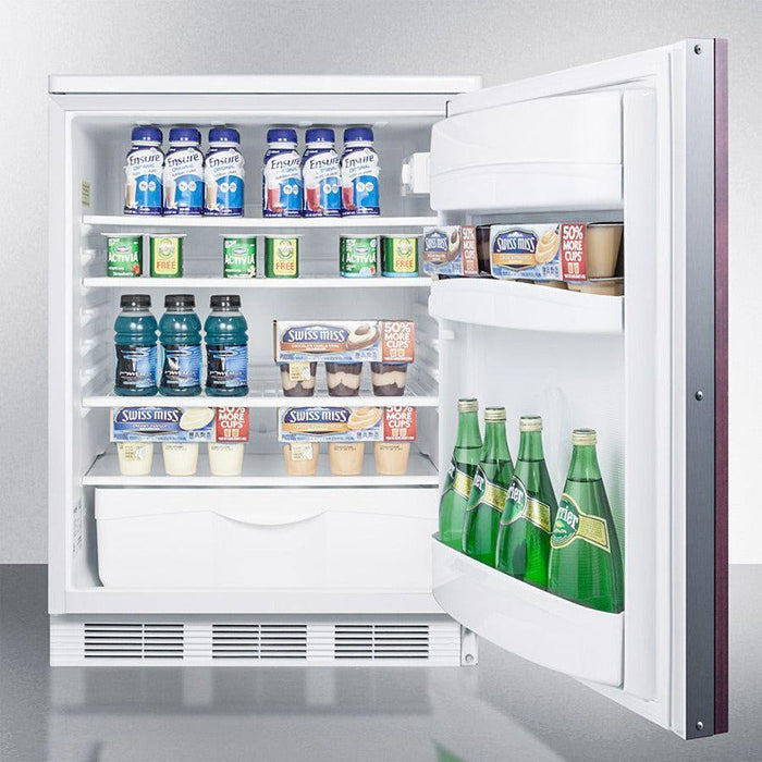 Summit 24 in. Wide Built-In All-Refrigerator (Panel Not Included) - FF6WBIIF