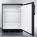 Summit 24 in. Wide Built-In All-Refrigerator (Panel Not Included) - FF7LBLKBI