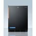 Summit 24 in. Wide Built-in All-refrigerator with Antimicrobial Pure Copper Handle, ADA Compliant - FF7LBLKBITBCADA