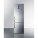 Summit 24 in. Wide Built-In Bottom Freezer Refrigerator With Icemaker - FFBF249SSBIIM