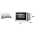 Summit 24 in. Wide Built-In Drawer Microwave - MDR245SS