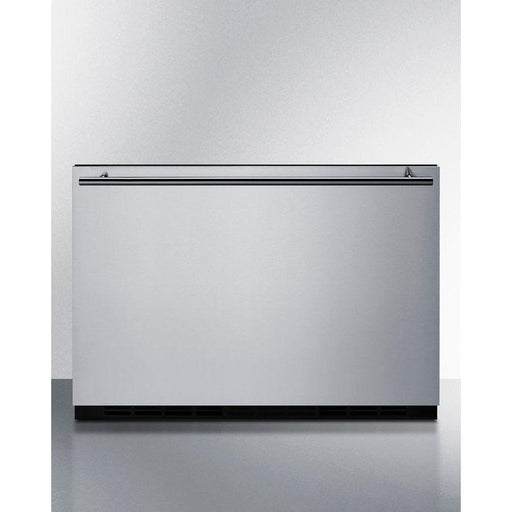 Summit 24 in. Wide Built-In Drawer Refrigerator with 2 cu. ft. Capacity, Frost Free Defrost, 304 Grade Stainless Steel, Sabbath Mode, LED Lighting - SDR24