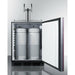 Summit 24 in. Wide Built-In Kegerator, ADA Compliant (Panel Not Included) - SBC58BLBIADAIF