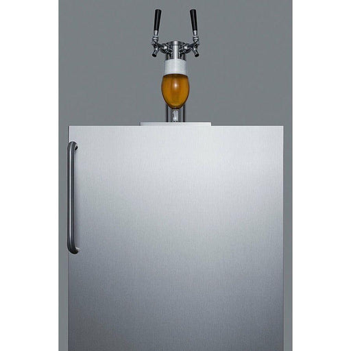 Summit 24 in. Wide Built-In Kegerator, ADA Compliant - SBC58BLBICSSADA