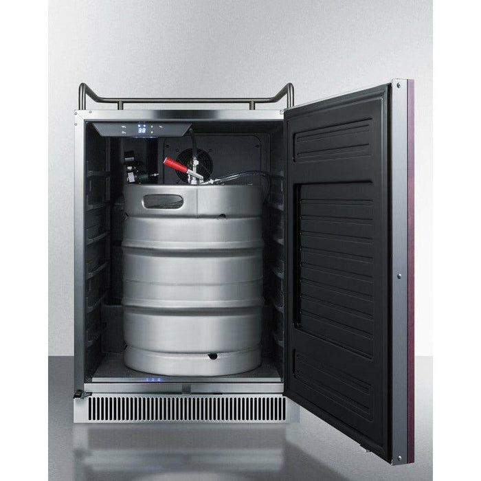 Summit 24 in. Wide Built-In Kegerator (Panel Not Included) - SBC677BINK