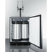 Summit 24 in. Wide Built-In Nitro-Infused Coffee Kegerator, ADA Compliant - SBC58BLBIADANCFTWIN