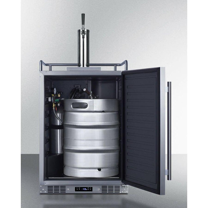 Summit 24 in. Wide Built-In Outdoor Beer Kegerator - SBC683OS