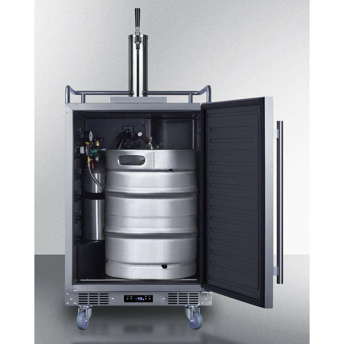 Summit 24 in. Wide Built-In Outdoor Beer Kegerator - SBC683OS