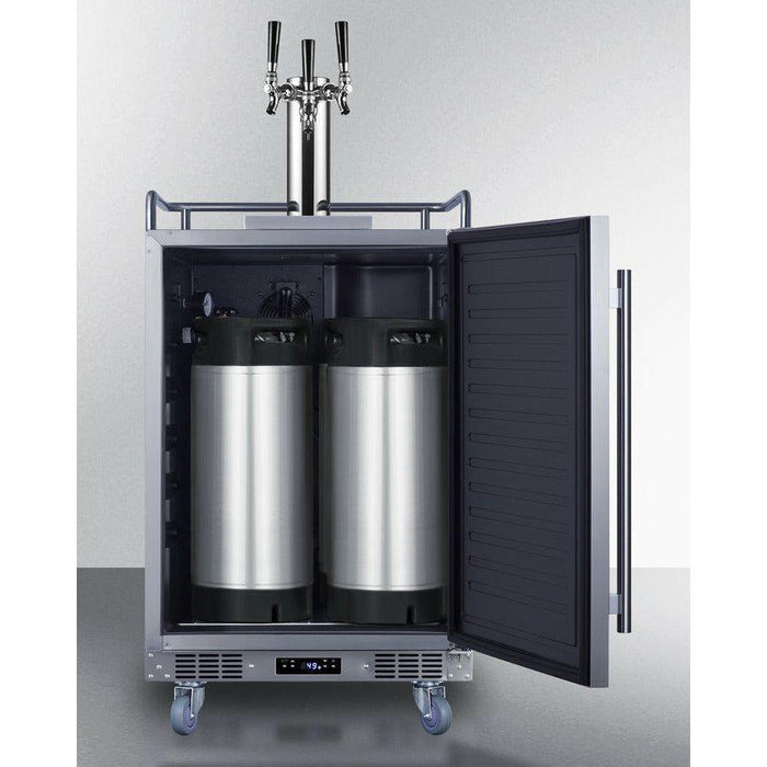 Summit 24 in. Wide Built-In Outdoor Beer Kegerator - SBC683OS