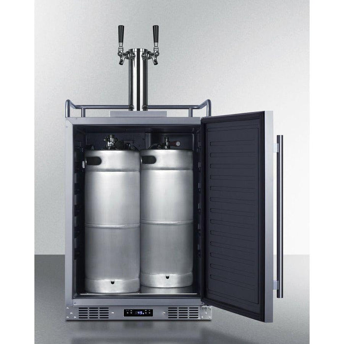 Summit 24 in. Wide Built-In Outdoor Beer Kegerator - SBC683OS