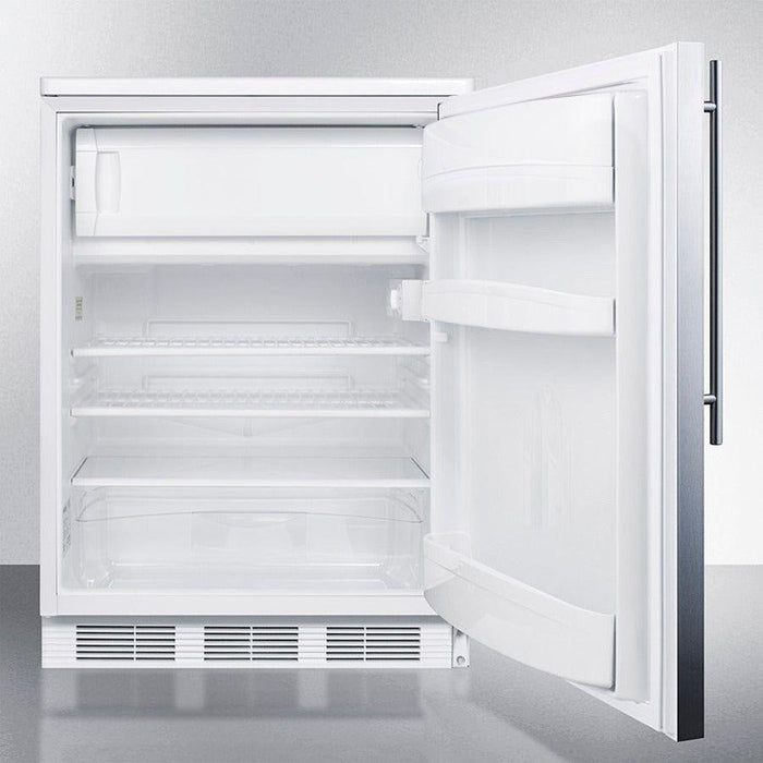 Summit 24 in. Wide Built-In Refrigerator-Freezer - CT66LWBISSH