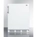 Summit 24 in. Wide Built-In Refrigerator-Freezer with 5.1 cu. ft. Capacity, 2 Glass Shelves, Right Hinge with Reversible Doors, Crisper Drawer, Cycle Defrost, CFC Free, Wine Shelf - CT661WBI