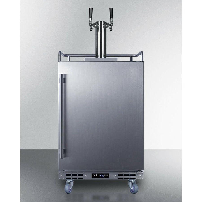 Summit 24 in. Wide Built-In Wine Kegerator - SBC682WKDTWIN