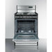 Summit 24 in. Wide Electric Coil Range with 4 Coil Elements, 2.92 cu. ft. Total Oven Capacity, Viewing Window - TEM630BKWY