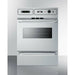 Summit 24 in. Wide Electric Wall Oven with Storage Drawer, 2 Oven Racks, LP Convertible - TEM7