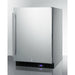 Summit 24 in. Wide Outdoor All-Freezer With Icemaker (Panel Not Included) with 4.72 cu.ft. Capacity, Right Hinge, Frost Free Defrost, Ice Maker, Digital Thermostat, Factory Installed Lock - SPFF51OS