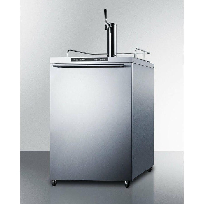 Summit 24 in. Wide Outdoor Kegerator, Freestanding Beer Dispenser - SBC635MOS7