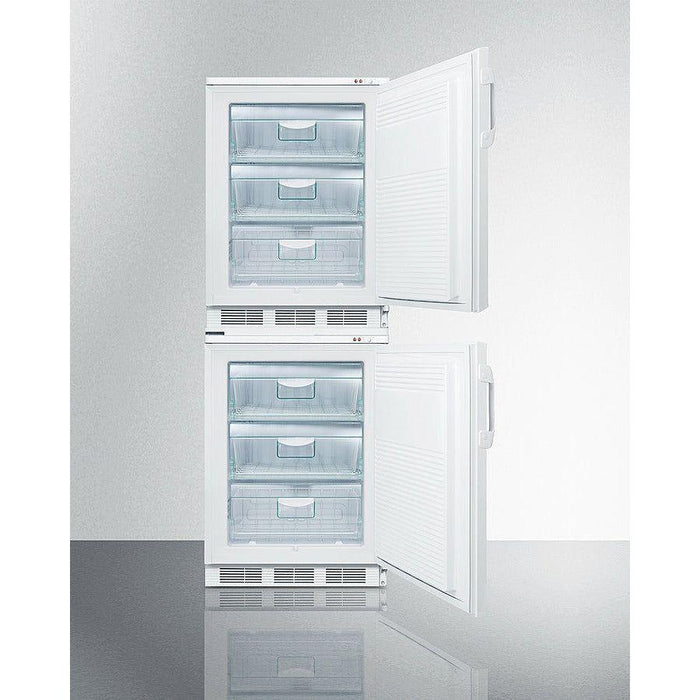 Summit 24 in. Wide Stacked All-Freezers - VT65MLSTACK