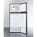 Summit 24 in. Wide Top Mount Refrigerator-Freezer With Icemaker - FF109