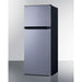 Summit 24 in. Wide Top Mount Refrigerator-Freezer With Icemaker - FF1293SSIM