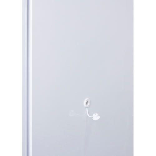 Summit Refrigerators Summit 24" Upright Vaccine Refrigerator 15 Cu.Ft. with Interior Lockers, Door Lock, Right Hinge with Reversible Doors, Automatic Defrost, CFC Free, Eco-Friendly Refrigerant, LED Light - ARG15PVLOCKER