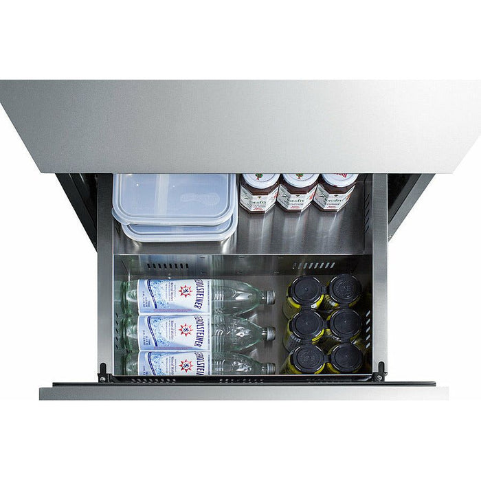 Summit Refrigerators Summit 24" Wide 2-Drawer All-Refrigerator, ADA Compliant - ADRD24