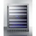Summit Wine Coolers Summit 24" Wide, 46 Bottle Capacity Free Standing Wine Cooler with Full Extension Shelving - ALWC532
