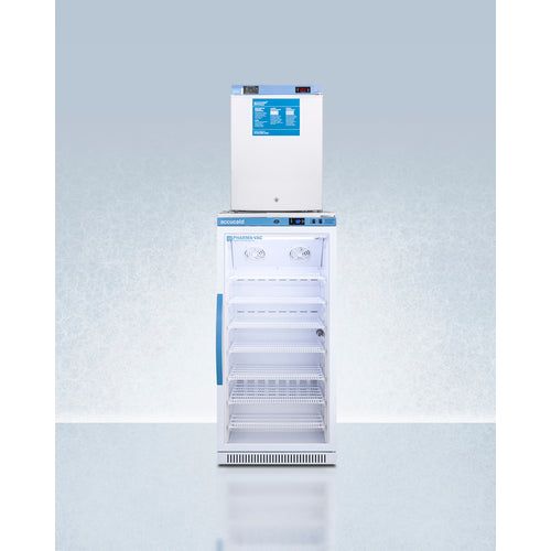 Summit Refrigerators Summit 24" Wide All-Refrigerator/All-Freezer Combination - ARG8PV-FS30LSTACKMED2