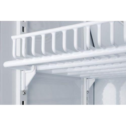 Summit 24" Wide All-Refrigerator/All-Freezer Combination with 9.2 cu. ft. Total Capacity, 3.2 cu. ft. Freezer Capacity, 4 Wire Shelves, with Door Lock, Right Hinge - ARG6PV-VT65MLSTACKMED2