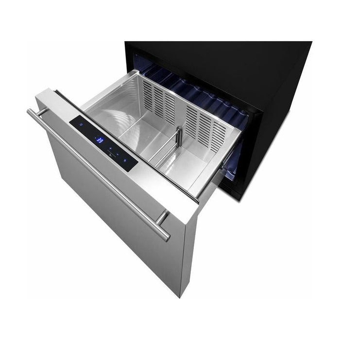 Summit Refrigerators Summit 24" Wide Built-In Drawer Refrigerator - FF1DSS24