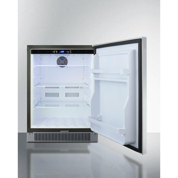 Summit 24" Wide Built-In Outdoor All-Refrigerator