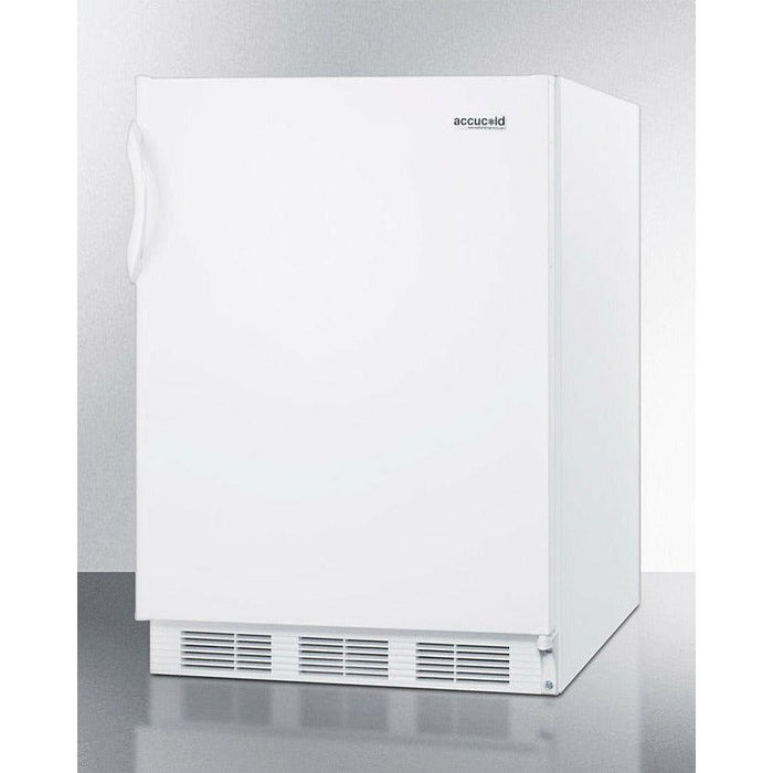 Summit Refrigerators Built-in capable Summit 24" Wide Built-In Refrigerator-Freezer - CT66W