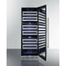 Summit Wine Coolers Summit 24" Wide Triple Zone Wine Cellar with 149 Bottle Capacity, Right Hinge, Glass Door, With Lock, 12 Extension Wine Racks, Digital Control, LED Light, Compressor Cooling, ETL Approved, Digital Thermostat, Factory Installed Lock, CFC Free - SWCP1988T