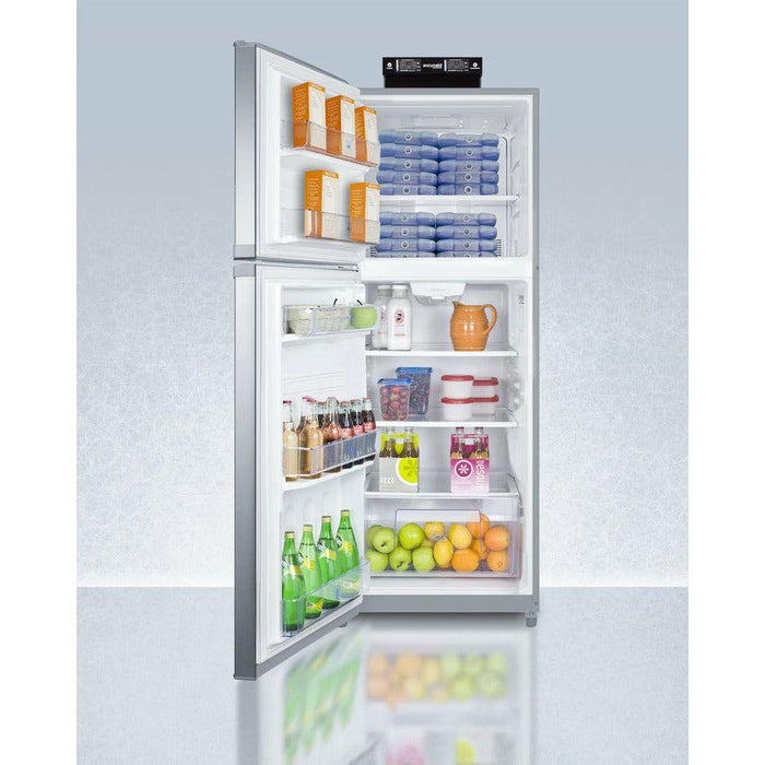 Summit 26 in. Counter Depth Top Freezer 12.9 cu. ft. Refrigerator - BKRF14SS