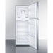 Summit 26 in. Wide Top Mount Refrigerator-Freezer - FF1427SSLLF2