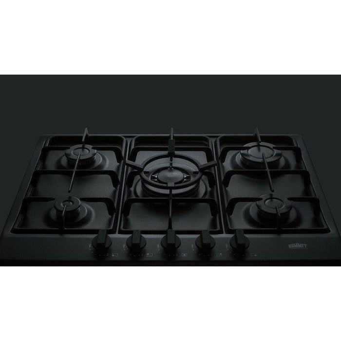 Summit 27 in. Gas Cooktop Built in 5 Sealed Burners - GC527