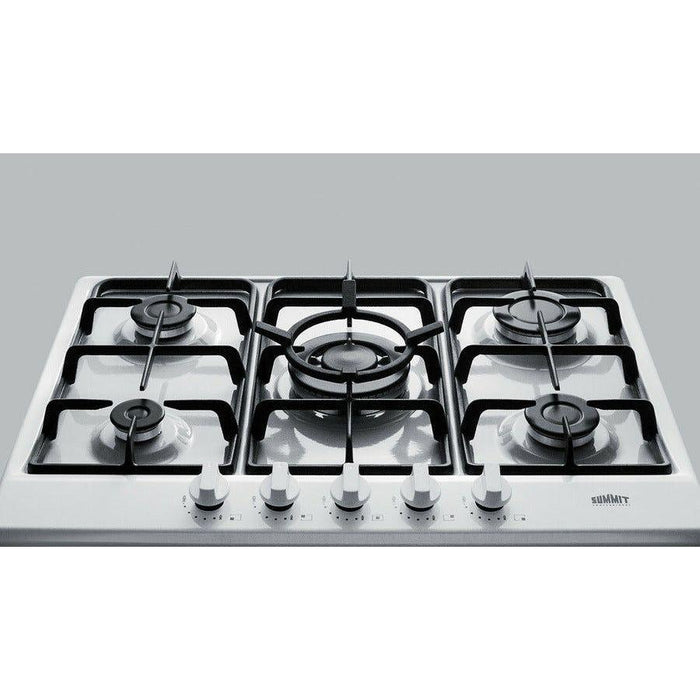 Summit 27 in. Gas Cooktop Built in 5 Sealed Burners - GC527