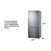 Summit 28 in. Wide Bottom Freezer Refrigerator - FFBF283SS