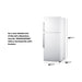 Summit 28 in. Wide Top Mount Refrigerator-Freezer - FF151