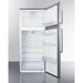 Summit 28 in. Wide Top Mount Refrigerator-Freezer - FF1511SS