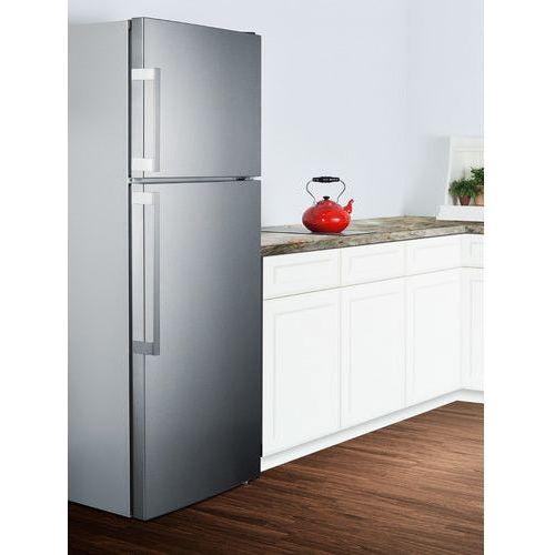 Summit 28 in. Wide Top Mount Refrigerator-Freezer With Icemaker - FF1512SSIM