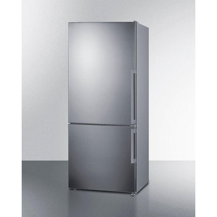 Summit Refrigerators Summit 28" Wide Bottom Freezer Refrigerator - FFBF283SS