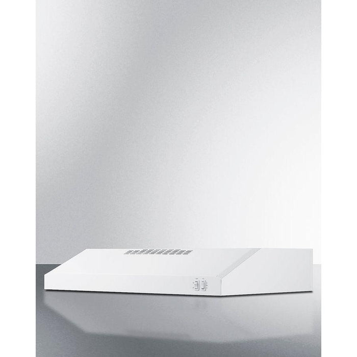 Summit 30 in. Under Cabinet Convertible Range Hood - HC30WW