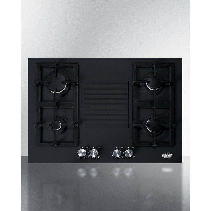 Summit 30 in. White Gas Cooktop - GC43