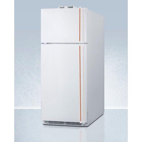 Summit 30 in. Wide Break Room Refrigerator-Freezer with Antimicrobial Pure Copper Handle - BKRF18WCP