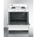 Summit 30 in. Wide Electric Coil Top Range with 4 Coil Elements, 3.69 cu. ft. Total Oven Capacity, Viewing Window, Storage Drawer - WEM2