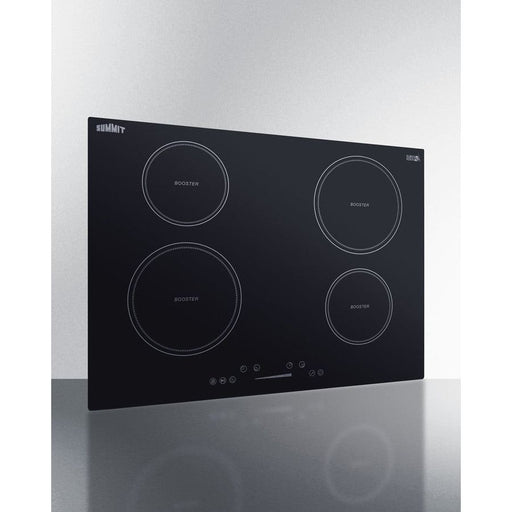 Summit Cooktops Summit 30" Wide 208-240V 4-Zone Induction Cooktop with 4 Elements, Hot Surface Indicator, ADA Compliant, Induction Technology, Child Lock, Safety Shut-Off Control - SINC4B301B