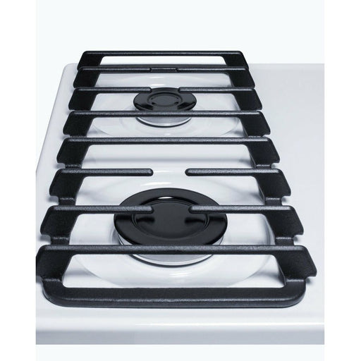 Summit Cooktops Summit 30" Wide 4-Burner Gas Cooktop with 4 Sealed Burners, Cast Iron Grates, Porcelainized Cooking Surface in White - WTL053S